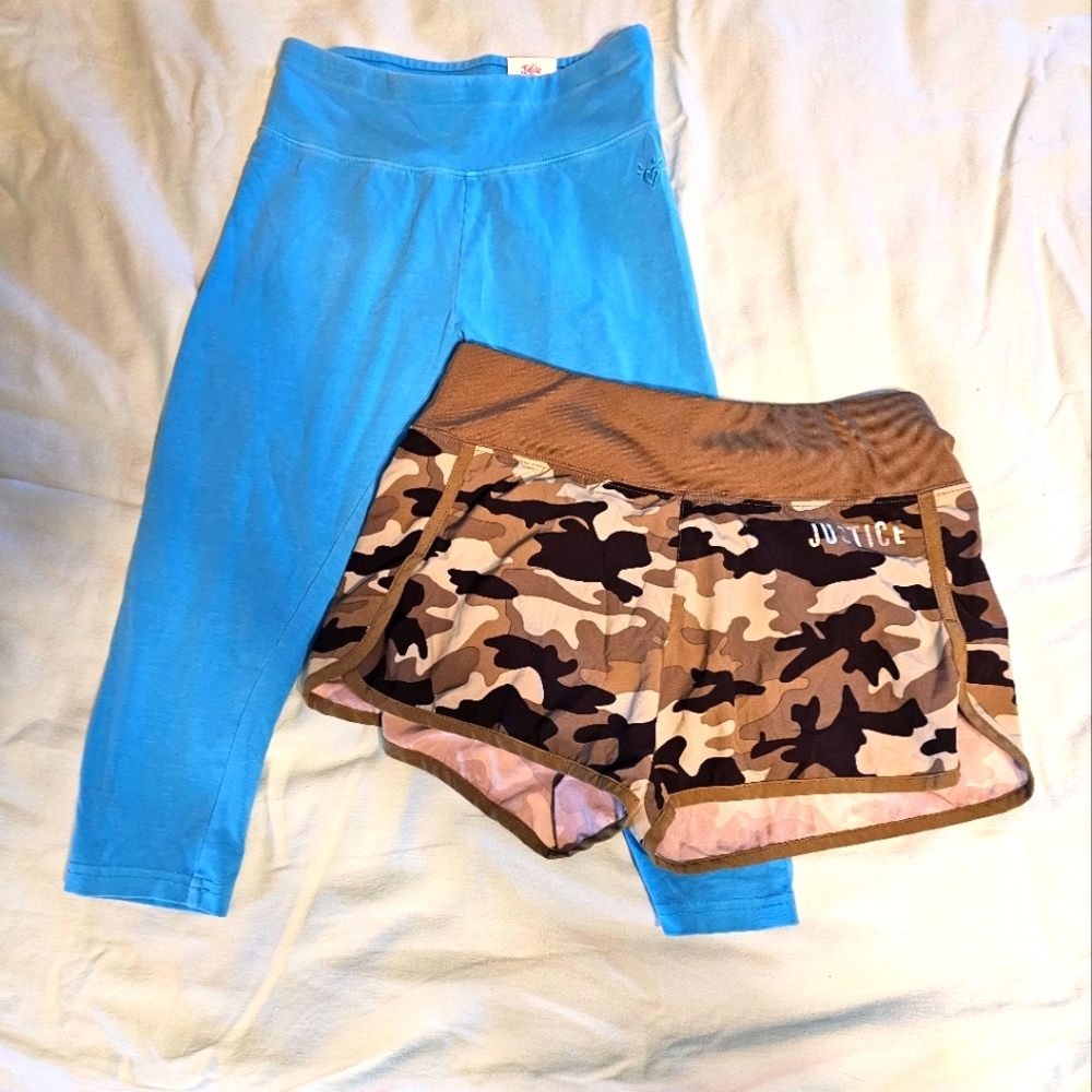 NWT 2 Pack Girl's Justice Bottoms Size 12